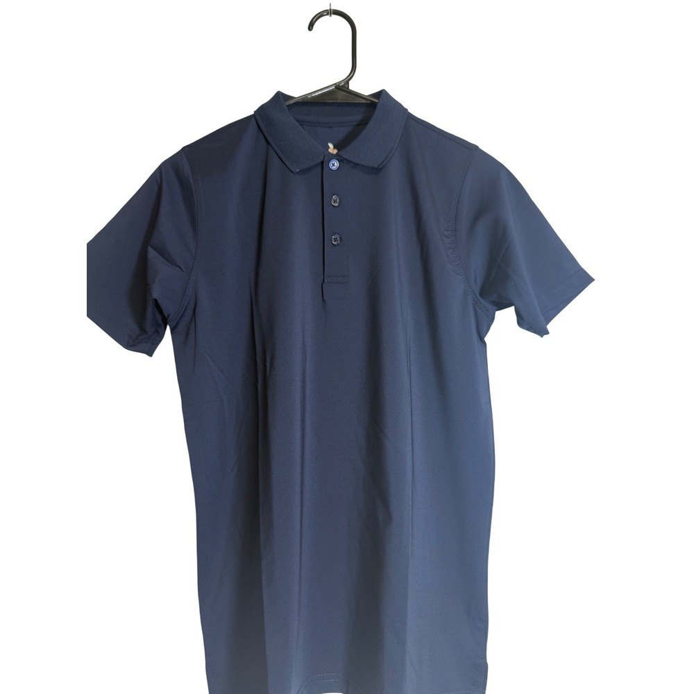 Tom Sawyer short sleeve polo navy blue unisex youth large‎